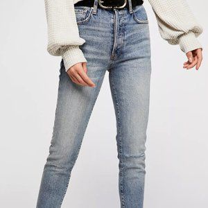 FREE PEOPLE We The Free Mid-Wash Jeans